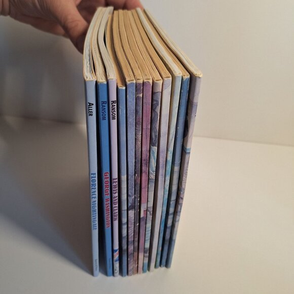 12 Books Moments in American History Biographies & Events Lewis Clark Washington - Picture 6 of 10